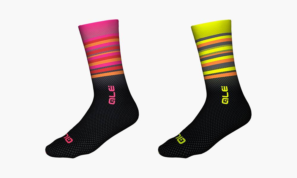 Ale Merino Logo Winter Cycling Socks